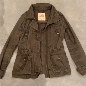 Hollister Army Green Utility Jacket
